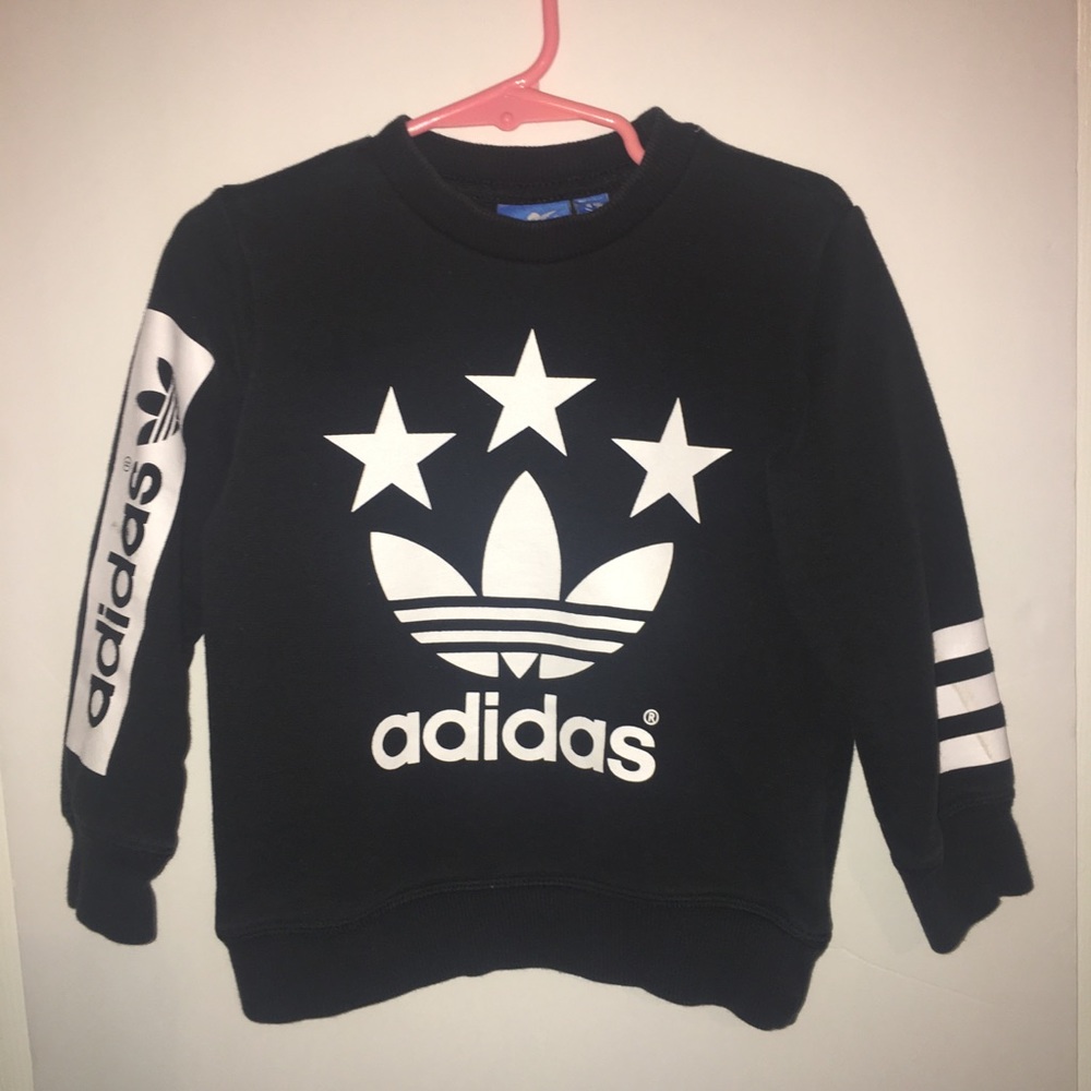 Adidas black sweater size 3t